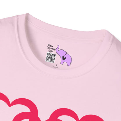 Triple Heart Adult T-shirt