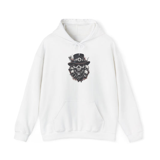 Creepy Skulls w/Top Hat Heavy Blend™ Hooded Sweatshirt