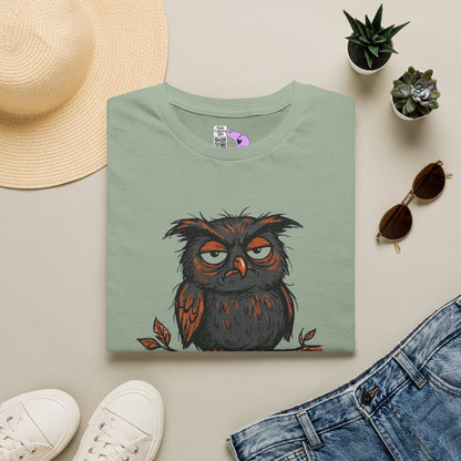 ""My Level of Sarcasm Depends on Your Level of Stupidity (Owl) Adult T-shirt