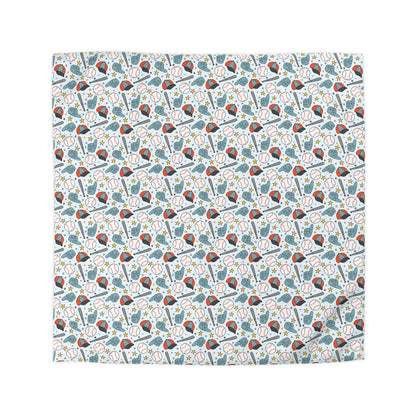 Home Run Heroes Microfiber Duvet Cover