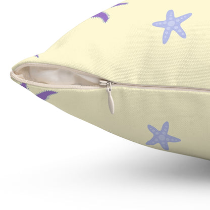 Happy Axos Throw Pillow