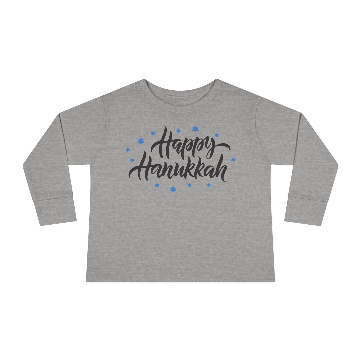 Happy Hanukkah 3 Toddler Long Sleeve Tee