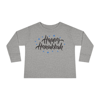 Happy Hanukkah 3 Toddler Long Sleeve Tee