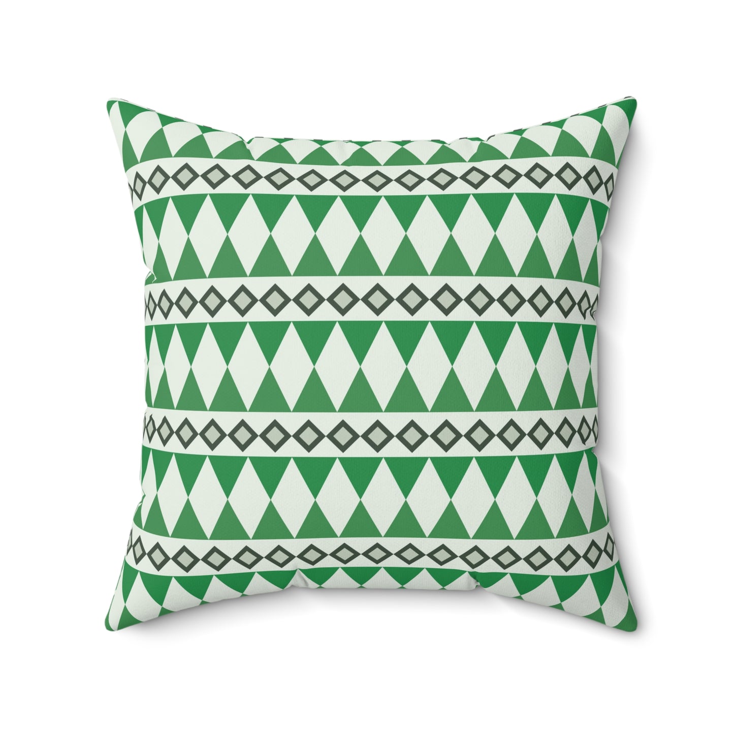 Moss Cairn Stripes Throw Pillow
