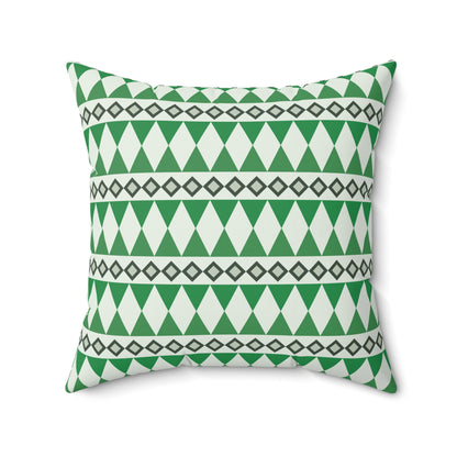 Moss Cairn Stripes Throw Pillow