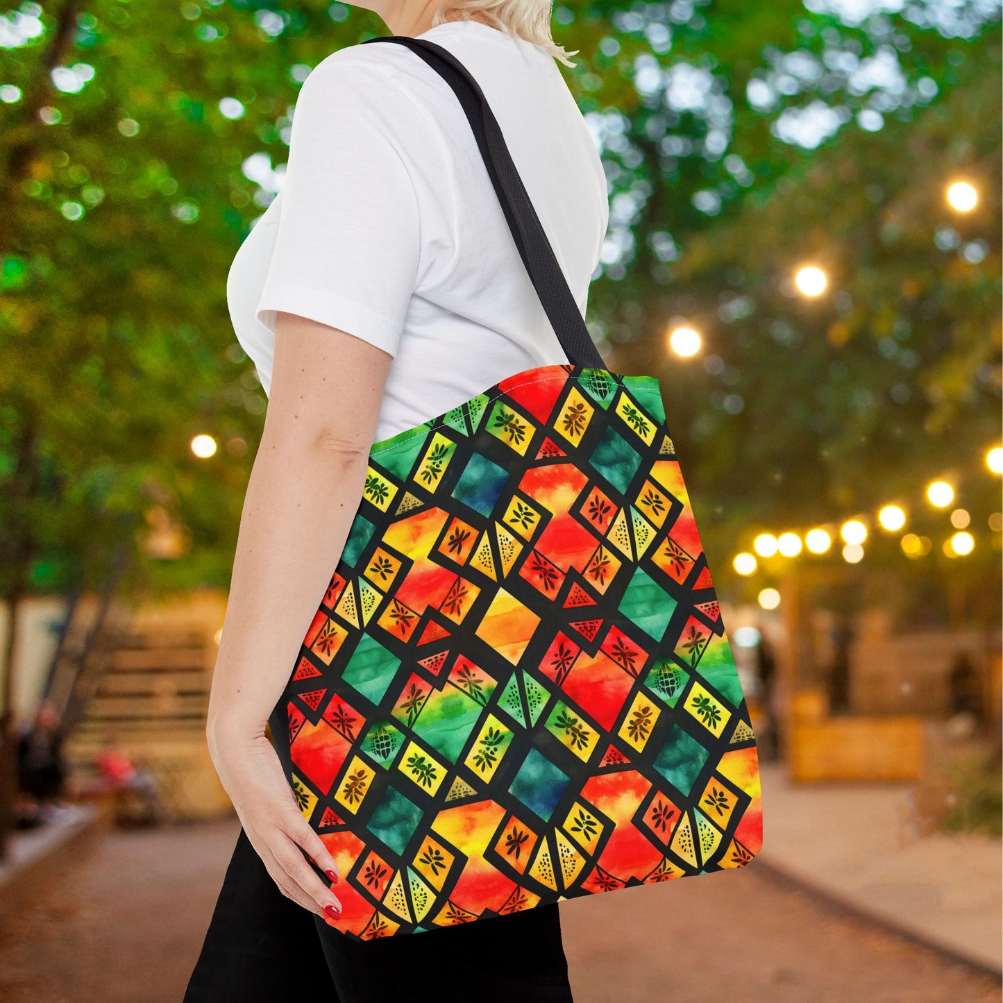 Freedom Flame Canvas Tote Bag