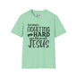 Because Adulting Is Hard Without Jesus Adult T-shirt