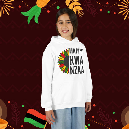 Happy Kwanzaa (Sunflower) Youth Hoodie