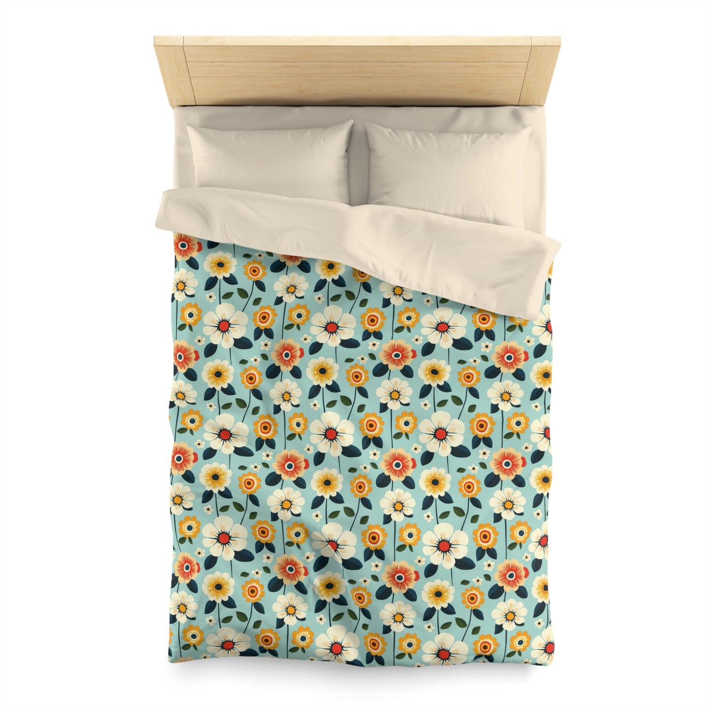 Joy Petals Microfiber Duvet Cover