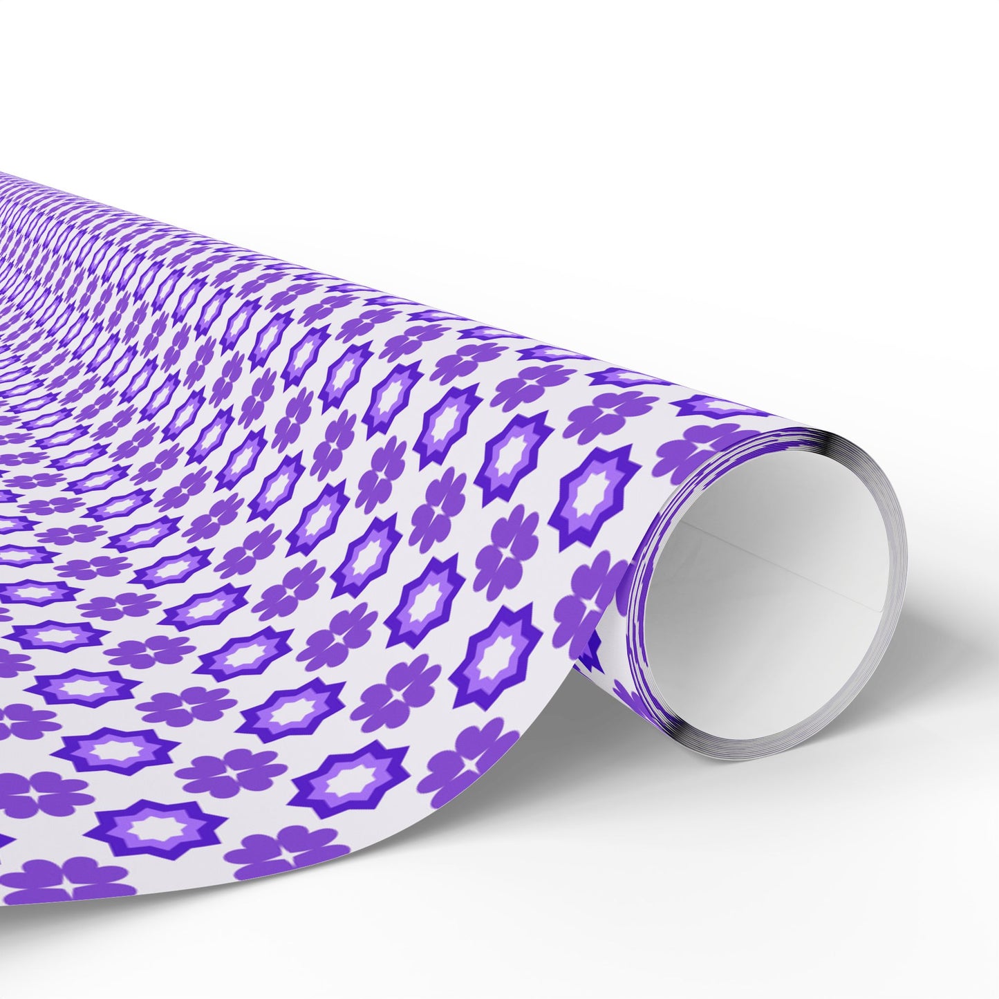 Purple Prism Garden Wrapping Paper