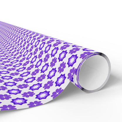 Purple Prism Garden Wrapping Paper