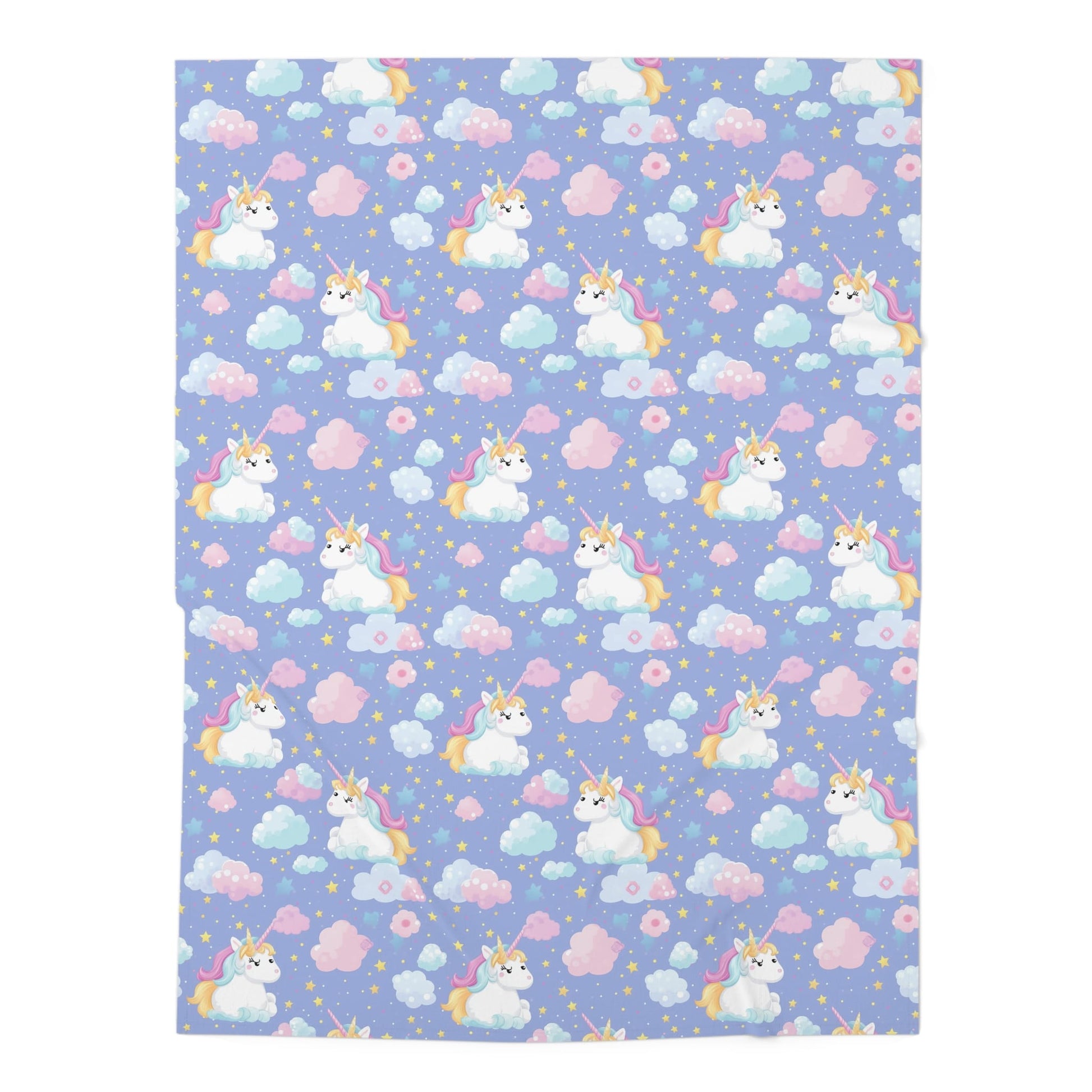 Sleepy Sky Unicorns Swaddle Blanket
