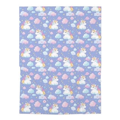 Sleepy Sky Unicorns Swaddle Blanket