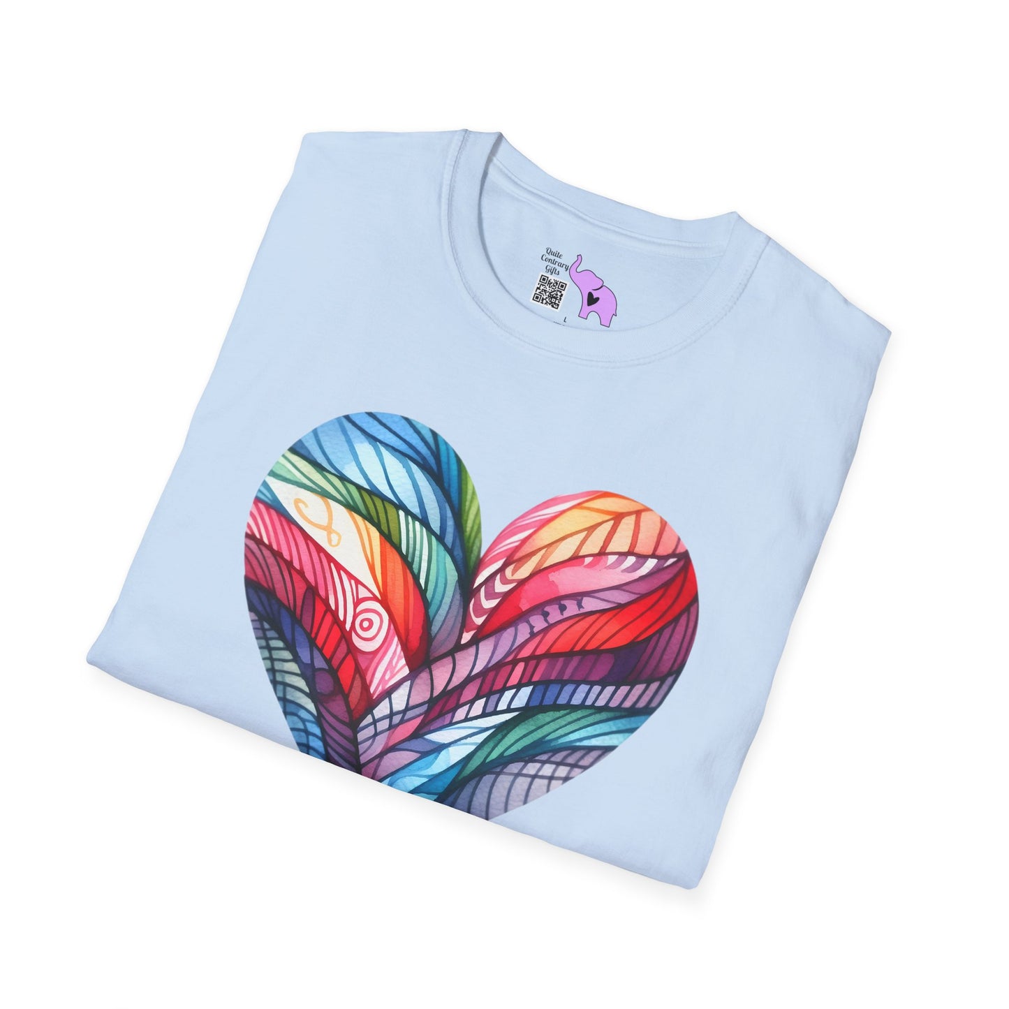 Heart of Many Colors Adult T-shirt
