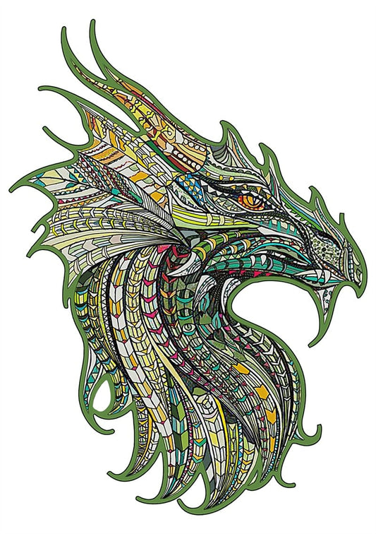 Enchanted Dragon Wooden Puzzle Collection