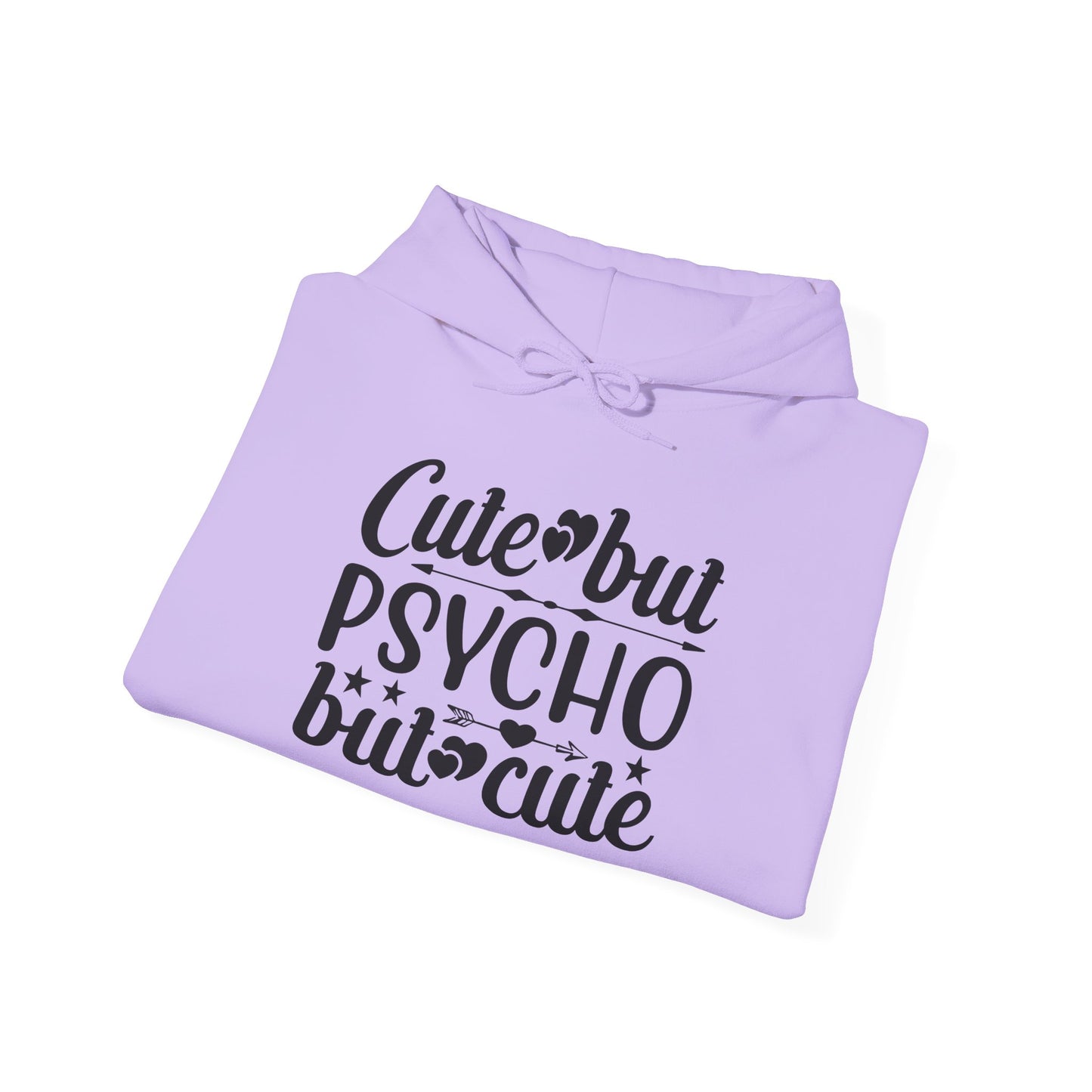 Cute But Psycho But Cute Heavy Blend™ Hooded Sweatshirt