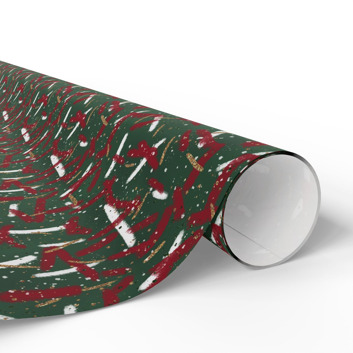Holiday Brushstrokes Wrapping Paper