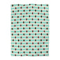 Teal/White Harlequin Microfiber Duvet Cover