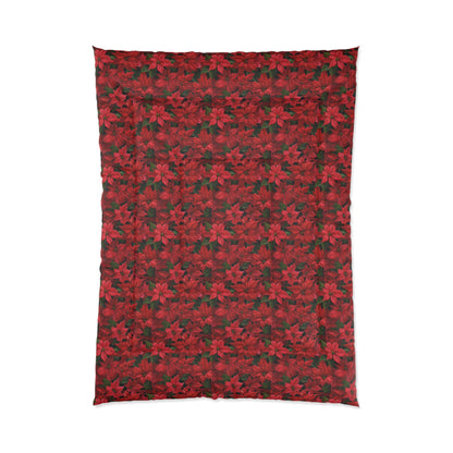Crimson Noel Garden Comforter