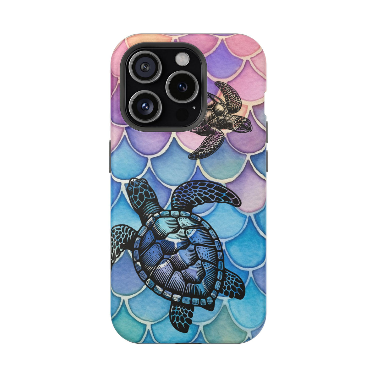 Sea Turtle Silhouette MagSafe® Compatible Tough Case for iPhone