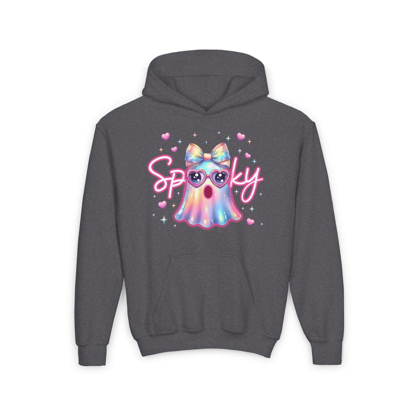 Spooky Pastel Ghost Youth Heavy Blend Hoodie