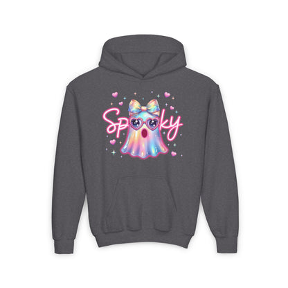 Spooky Pastel Ghost Youth Heavy Blend Hoodie