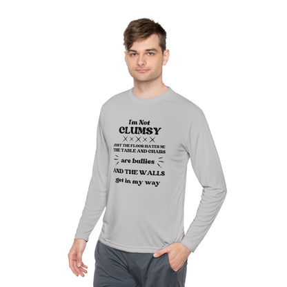 I'm Not Clumsy Adult Long Sleeve Tee