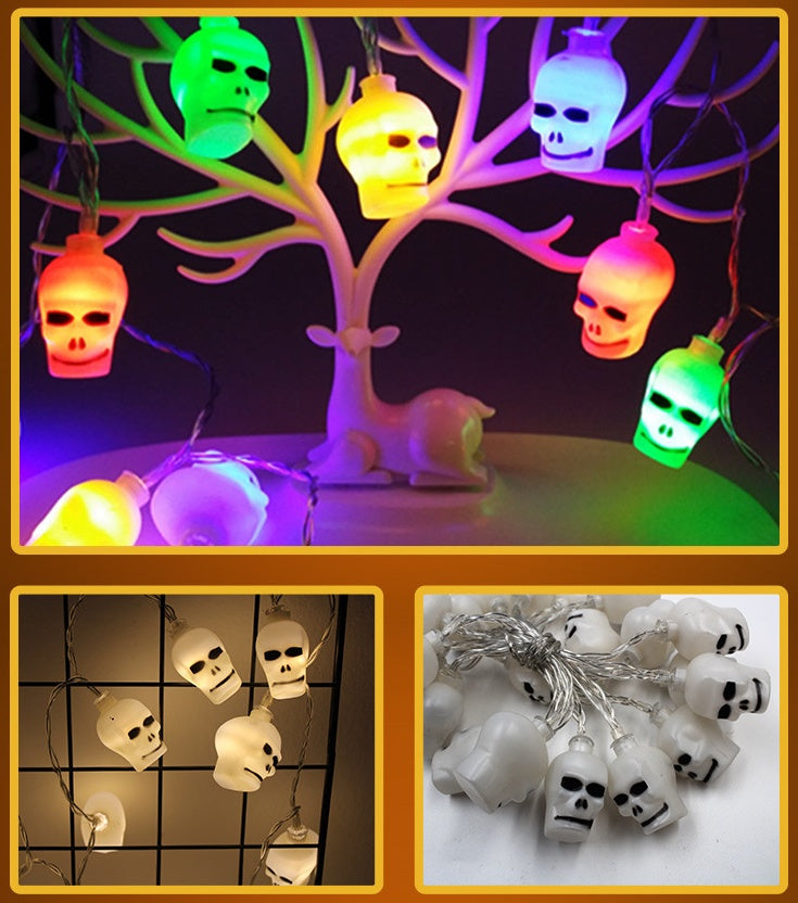 Halloween LED String Lights – 10 Waterproof Lights in Fun Spooky Shapes