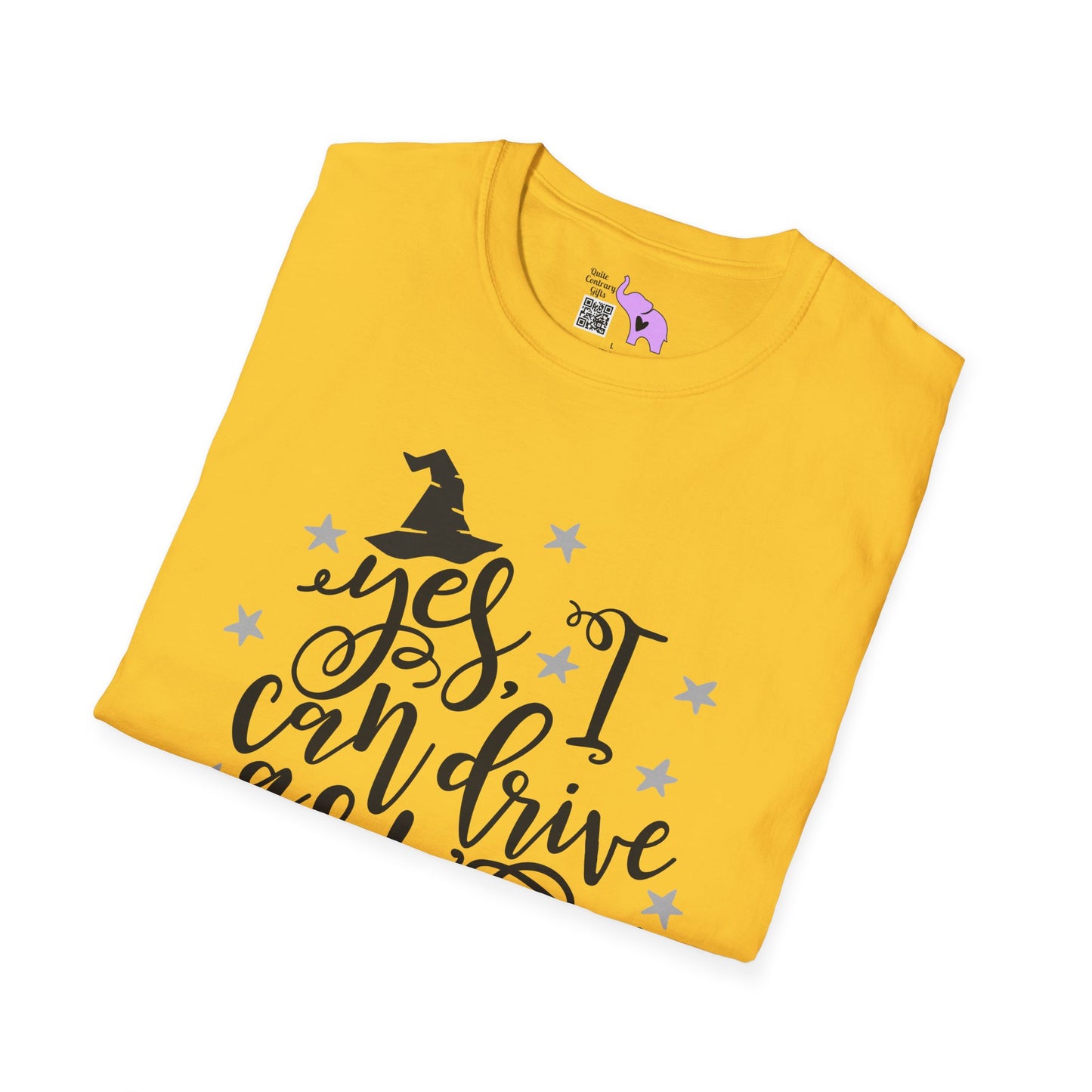 Yes I Can Drive A Stick Adult T-shirt