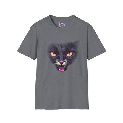 Black Cat Face T-shirt