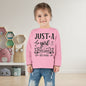 Just A Girl Boss Building Her Empire Toddler Long Sleeve Tee