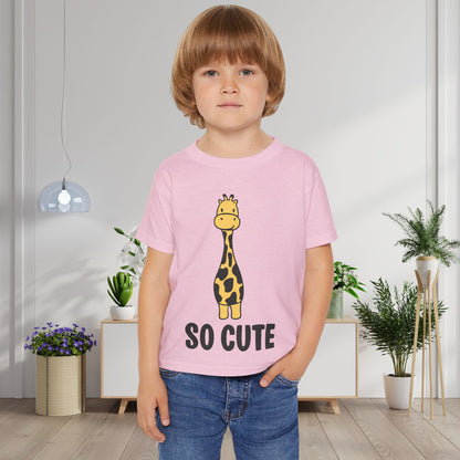 So Cute (Giraffe) Heavy Cotton™ Toddler T-shirt