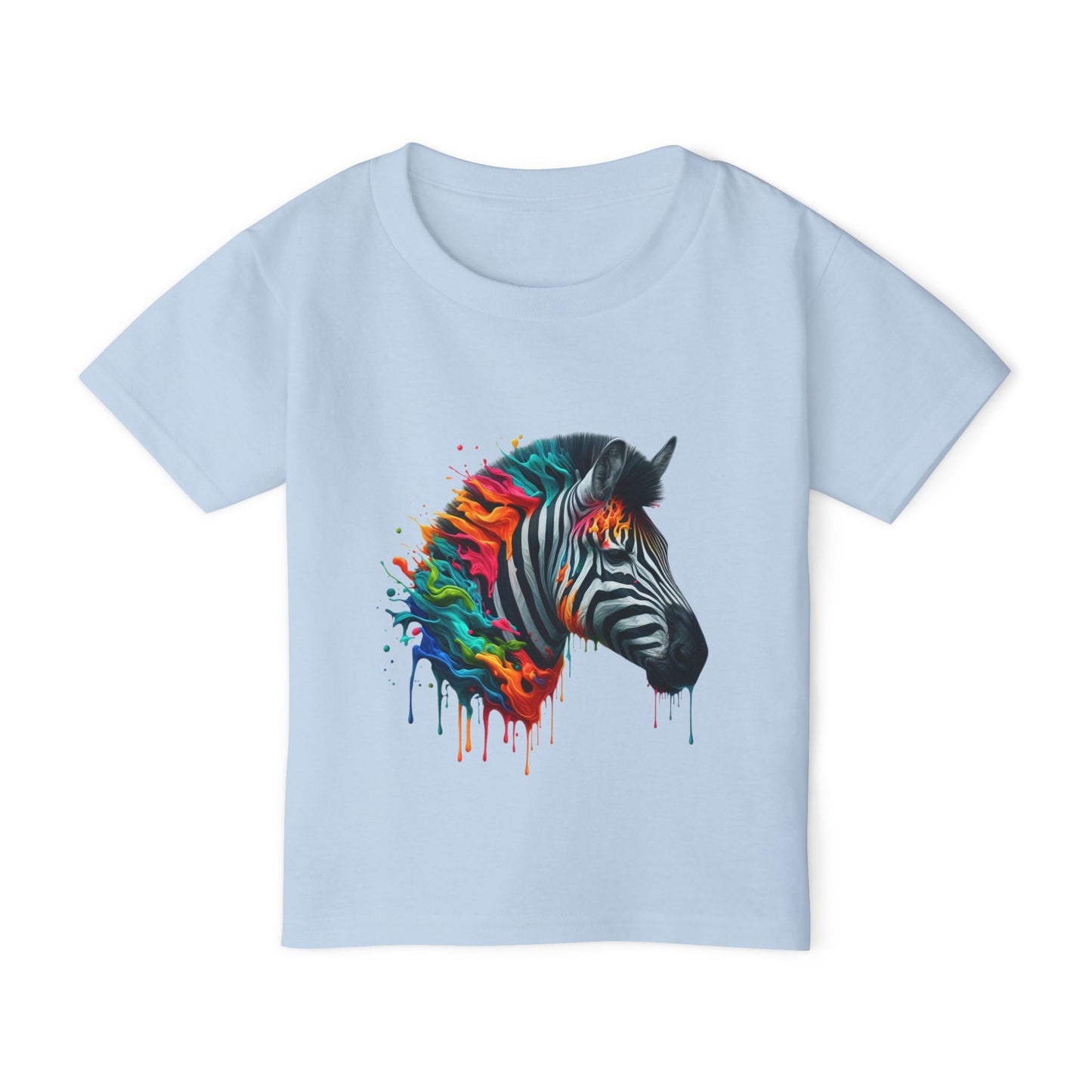 Colorful Zebra Heavy Cotton™ Toddler T-shirt