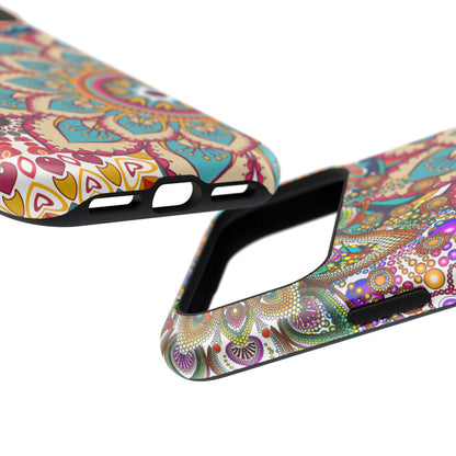 Colorful Mandala MagSafe® Compatible Tough Case for iPhone