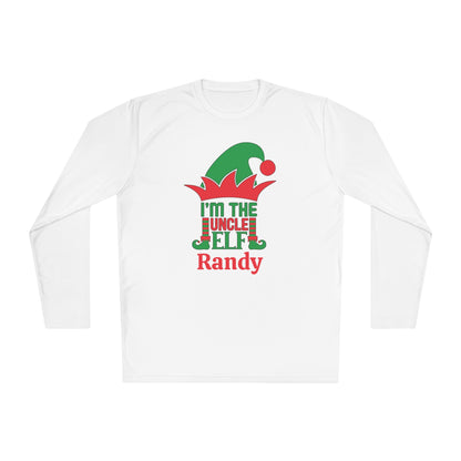 I'm The Uncle Elf Personalized Adult Long Sleeve Tee