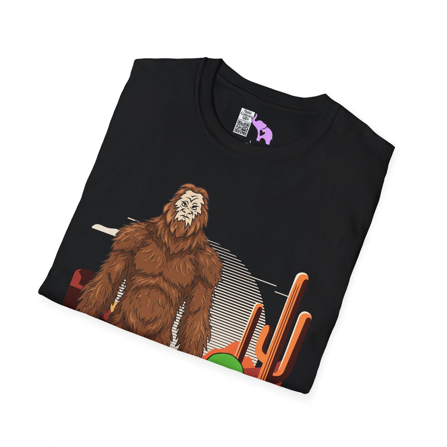 Bigfoot & Alien Adult T-shirt
