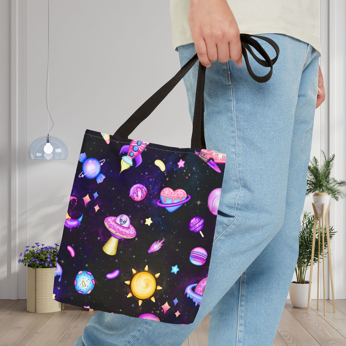 Cosmic Recess Canvas Tote Bag