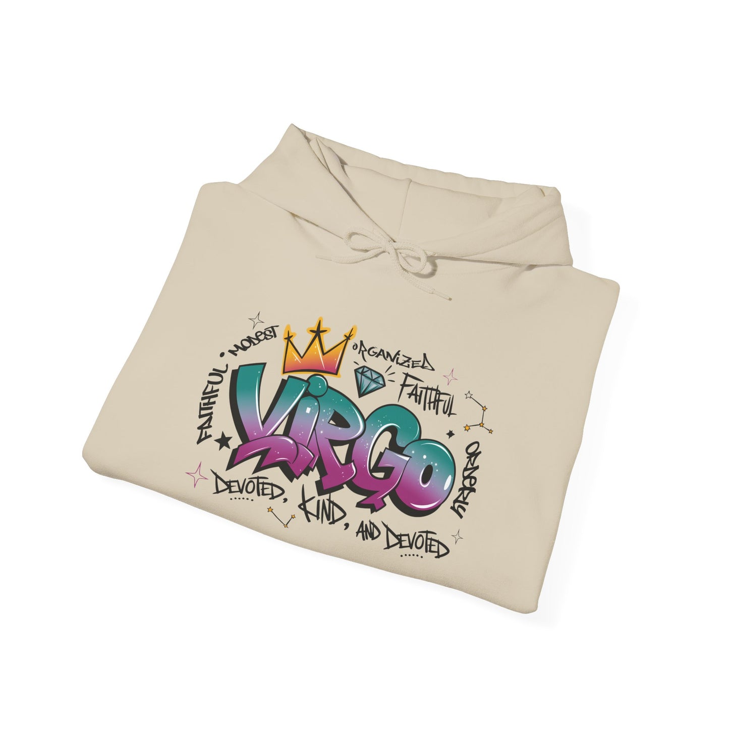 Virgo Street Art Heavy Blend™ Hooded Sweatshirt