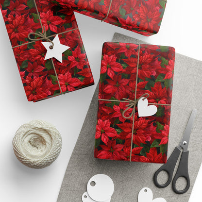 Crimson Noel Wrapping Paper
