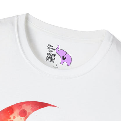 Colorfall Heart Moon Adult T-shirt