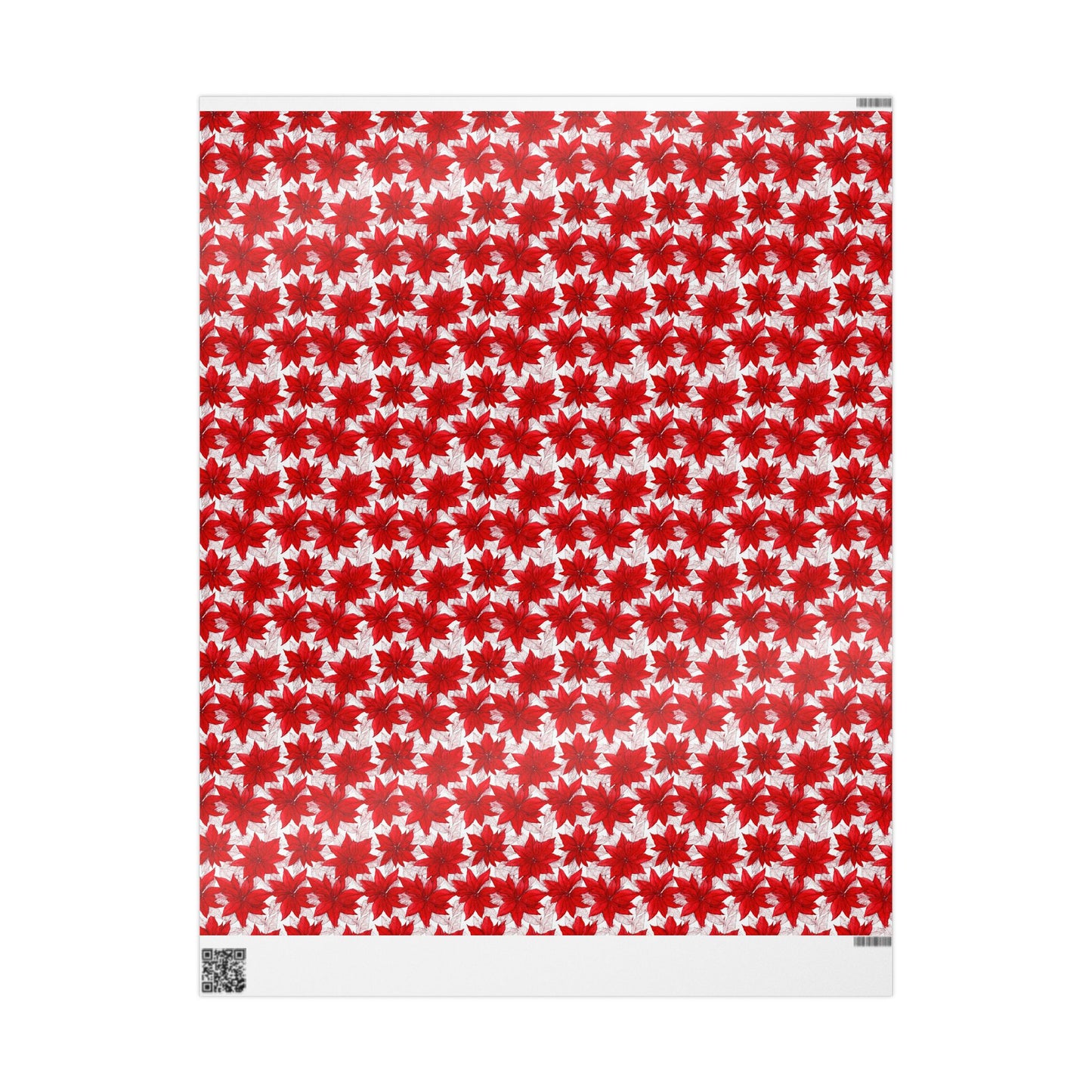 Christmas Blossom Sketch Wrapping Paper