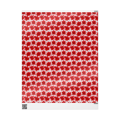 Christmas Blossom Sketch Wrapping Paper