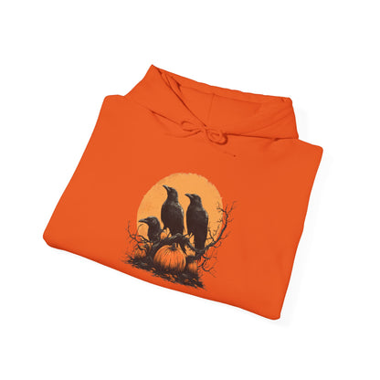 Halloween Crows 4 Heavy Blend™ Hooded Sweatshirt