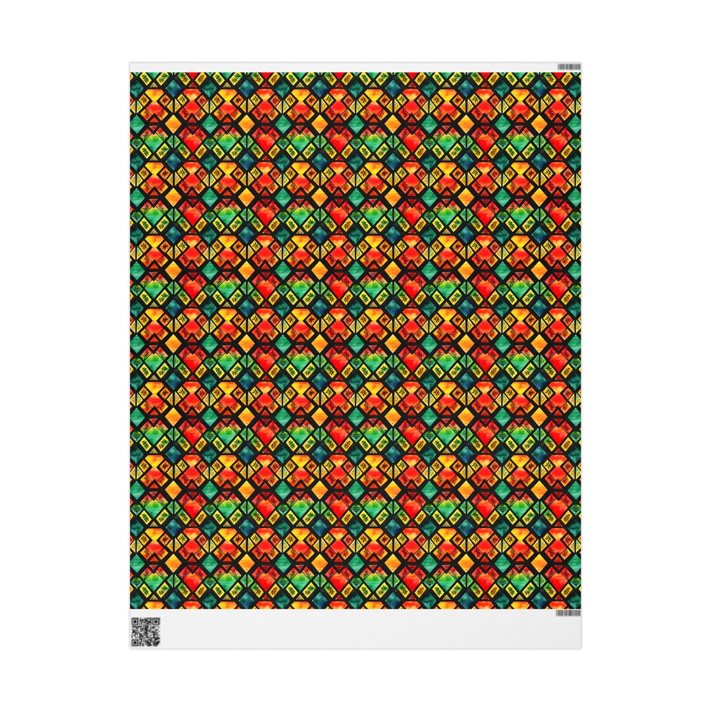 Freedom Flame Kwanzaa Wrapping Paper