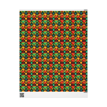 Freedom Flame Kwanzaa Wrapping Paper