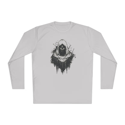 Creepy Ghost Adult Long Sleeve Tee