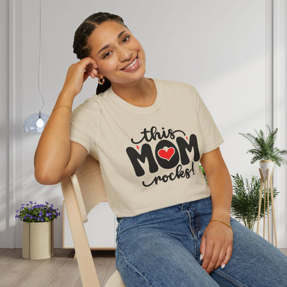 This Mom Rocks Adult T-shirt