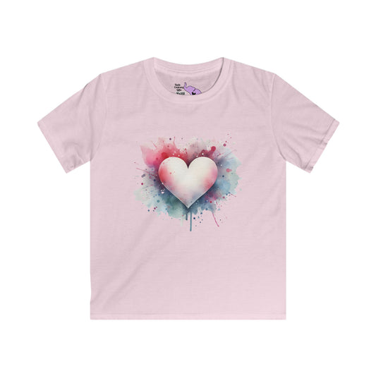 Painted With Love Youth Softstyle Tee