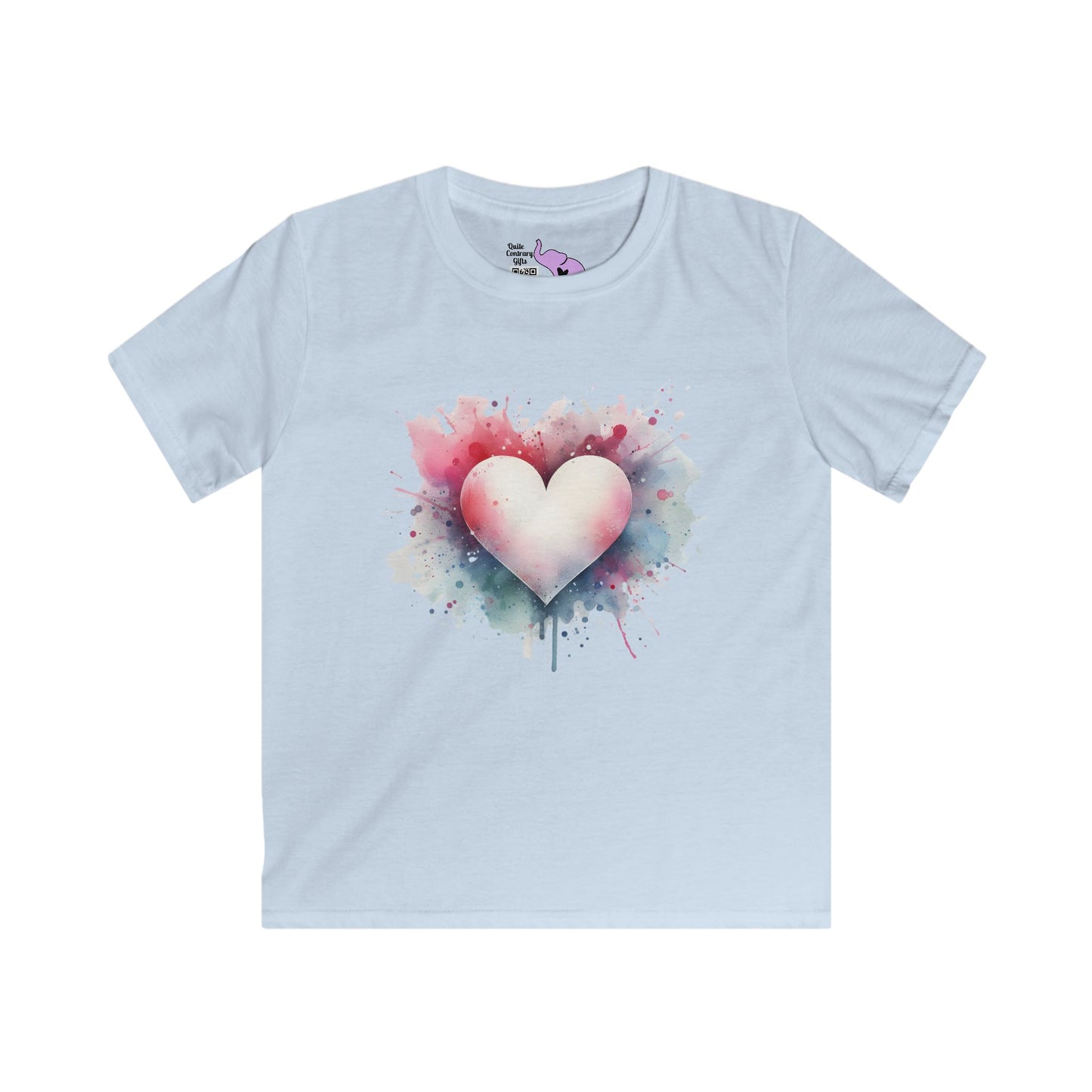 ""Painted With Love Youth Softstyle Tee