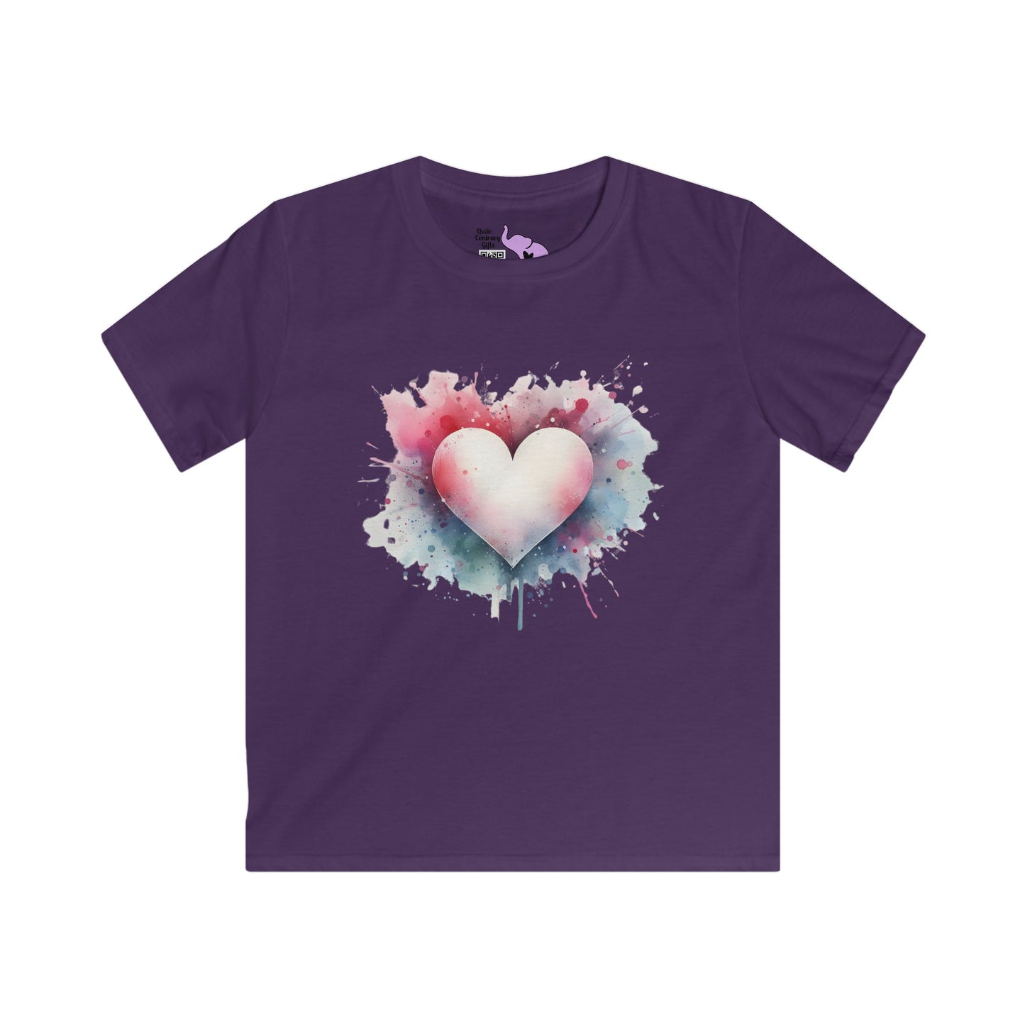 ""Painted With Love Youth Softstyle Tee